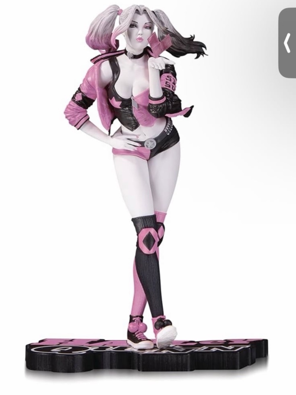 DC Comics Pink & Black Harley Quinn Statue